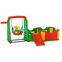 JM-1003 SMART PARK (Игровая зона, горка, качели с муз. панелью, баскетбольное кольцо)